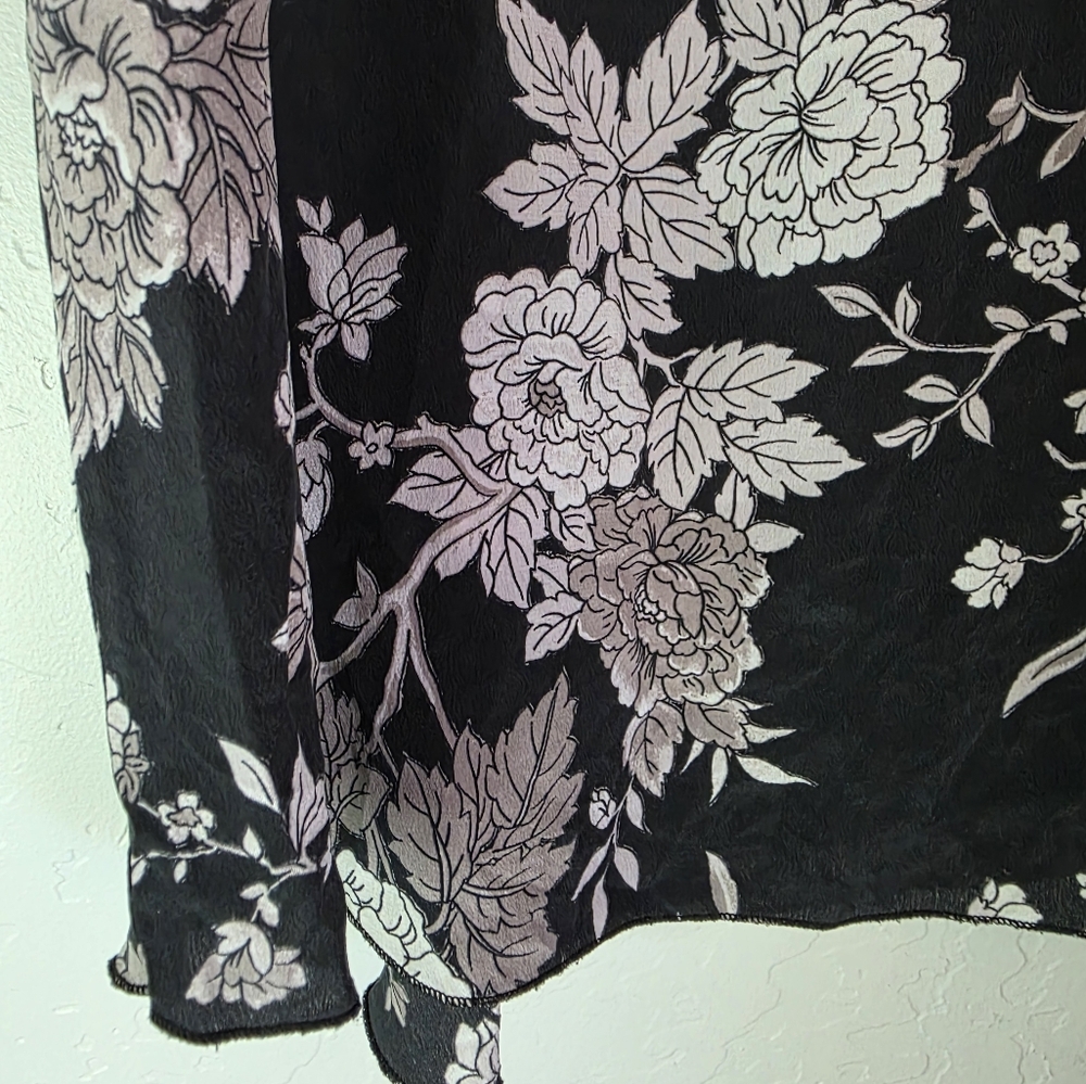 Aritzia Wilfred Floral Silk Camisole Tank Size Medium - Picture 4 of 6